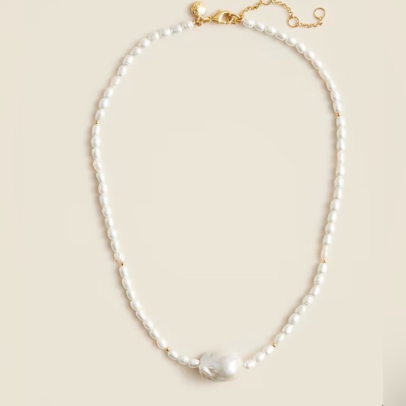 J. Crew Jewelry - NWT J. Crew Baroque pearl necklace